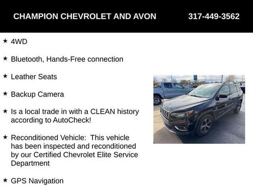 2019 Jeep Cherokee Limited