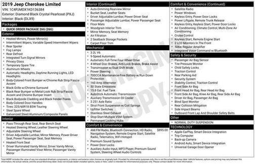 2019 Jeep Cherokee Limited