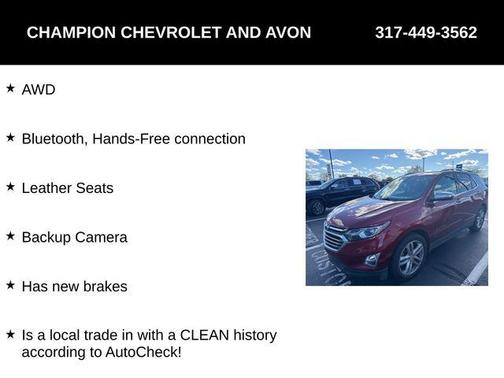 2018 Chevrolet Equinox Premier w/2LZ