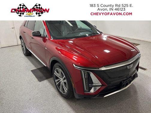 Radiant Red Tintcoat 2024 Cadillac LYRIQ Luxury