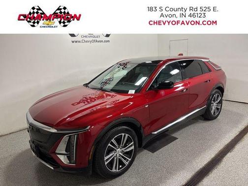 Radiant Red Tintcoat 2024 Cadillac LYRIQ Luxury