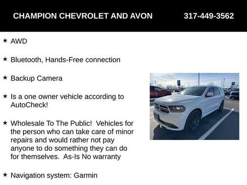 2017 Dodge Durango R/T