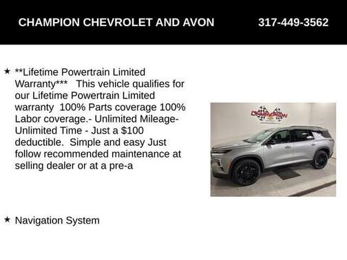 2026 Chevrolet Traverse LT