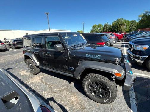 Black Clearcoat 2023 Jeep Wrangler 4xe Willys