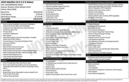 2023 Mazda CX-5 2.5 S Select