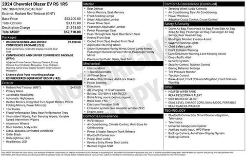2024 Chevrolet Blazer EV eAWD RS