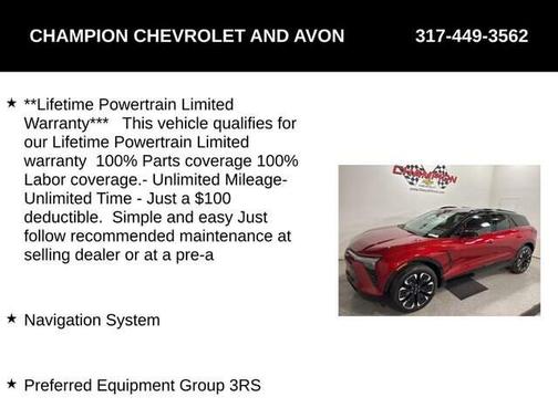 2025 Chevrolet Blazer EV eAWD RS