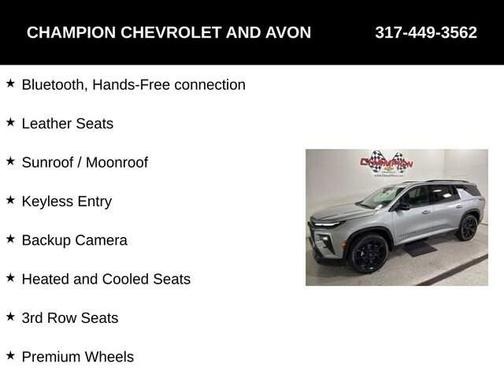 2025 Chevrolet Traverse RS