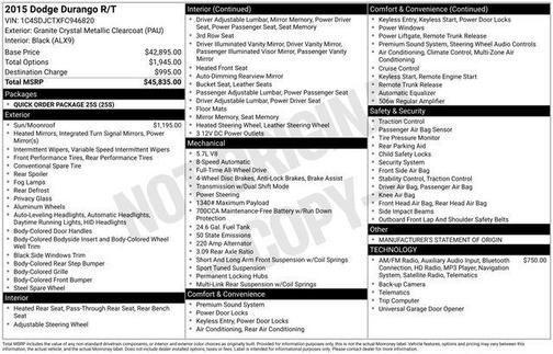 2015 Dodge Durango R/T