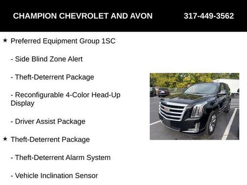 2016 Cadillac Escalade Premium