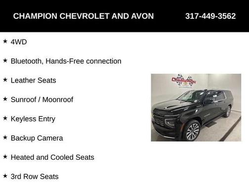 2025 Chevrolet Suburban 4WD High Country