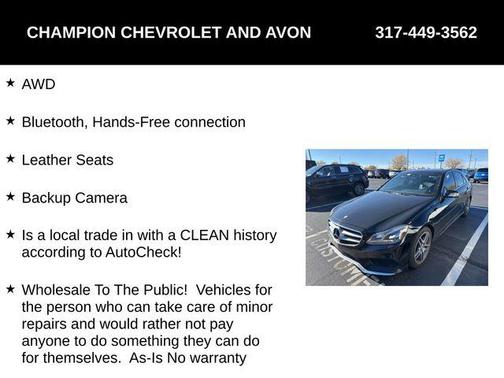 2015 Mercedes-Benz E-Class E 350