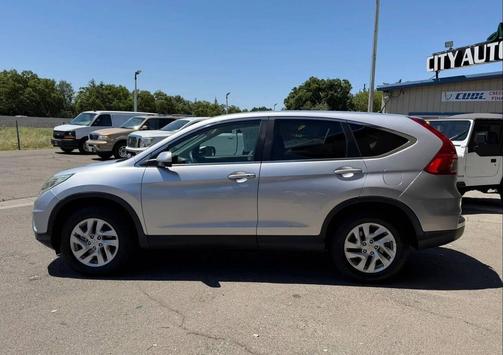 Alabaster Silver Metallic 2015 Honda CR-V EX