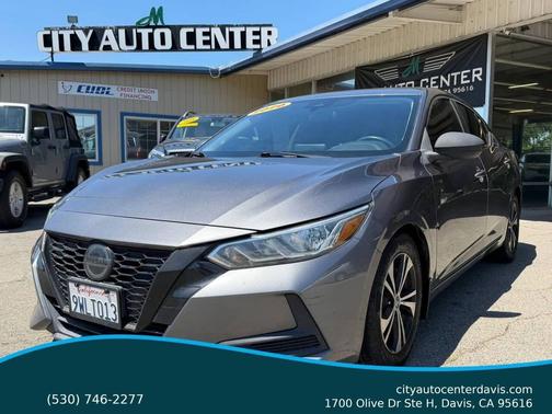 Gun Metallic 2020 Nissan Sentra SV