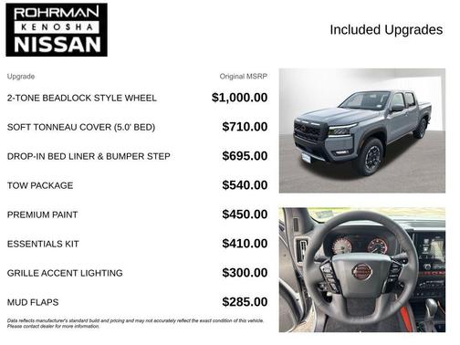 Boulder Gray Metallic 2026 Nissan Frontier PRO-4X