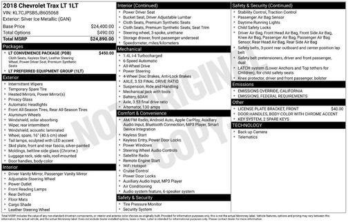 2018 Chevrolet Trax LT