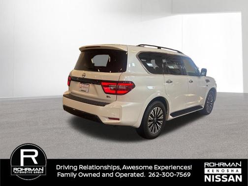 Aspen White 2022 Nissan Armada SL