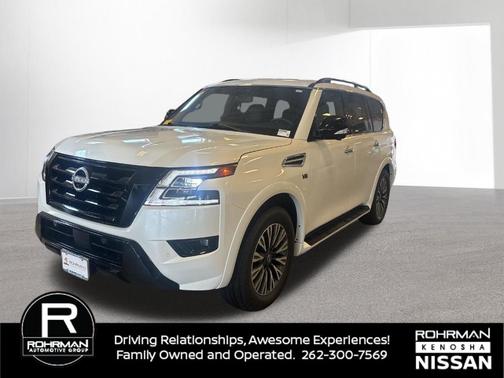 Aspen White 2022 Nissan Armada SL