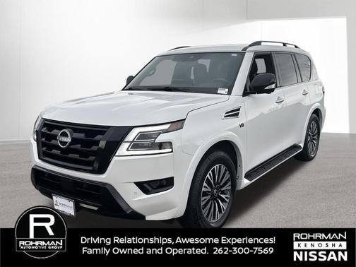 Aspen White 2022 Nissan Armada SL