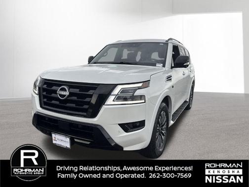 Aspen White 2022 Nissan Armada SL