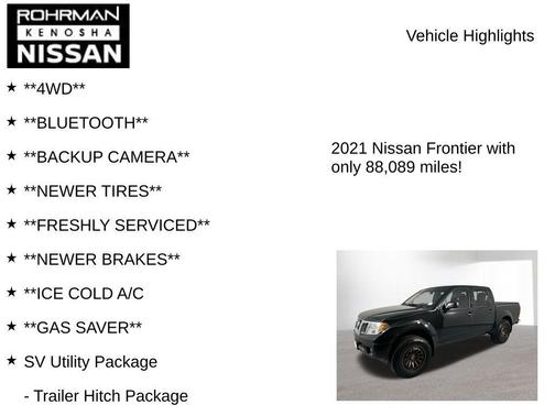 2021 Nissan Frontier SV