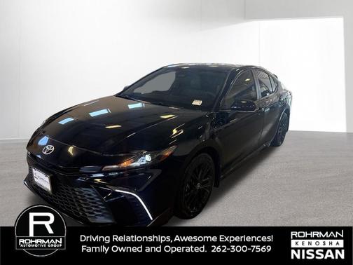 Midnight Black Metallic 2025 Toyota Camry SE