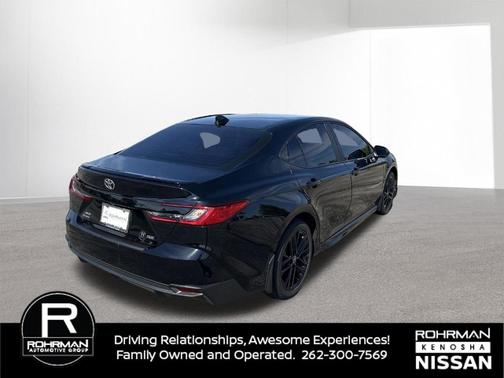 Midnight Black Metallic 2025 Toyota Camry SE
