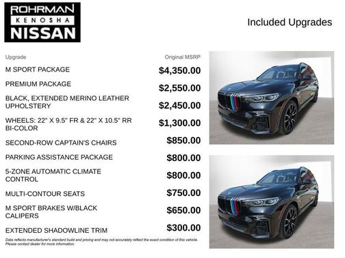 Black Sapphire Metallic 2021 BMW X7 xDrive40i