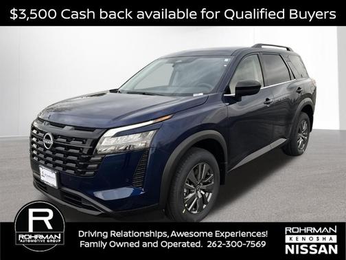 Deep Ocean Blue 2026 Nissan Pathfinder SV