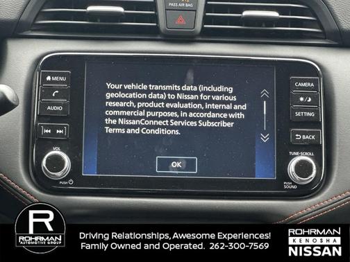 Aspen White 2025 Nissan Versa 1.6 SR