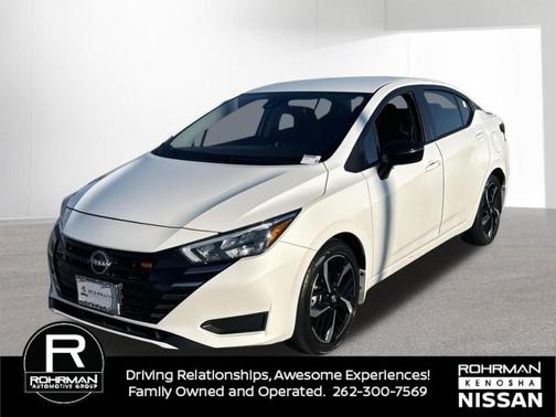 Aspen White 2025 Nissan Versa 1.6 SR