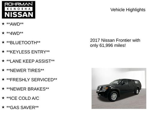 2017 Nissan Frontier SV