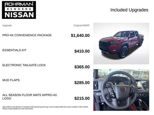 Red Alert 2026 Nissan Frontier PRO-4X