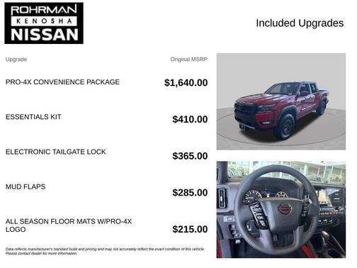Red Alert 2026 Nissan Frontier PRO-4X