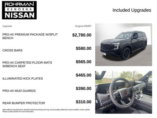 Black 2026 Nissan Armada PRO-4X