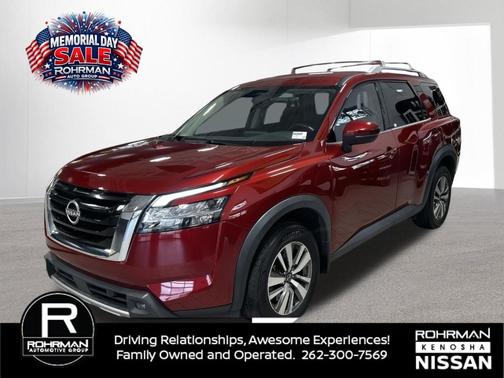 Scarlet Ember 2023 Nissan Pathfinder SL