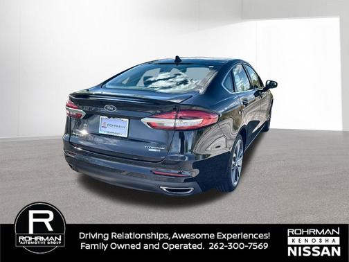 Black Metallic 2020 Ford Fusion Titanium