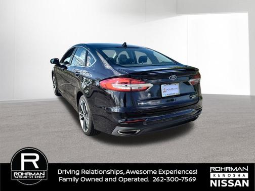 Black Metallic 2020 Ford Fusion Titanium