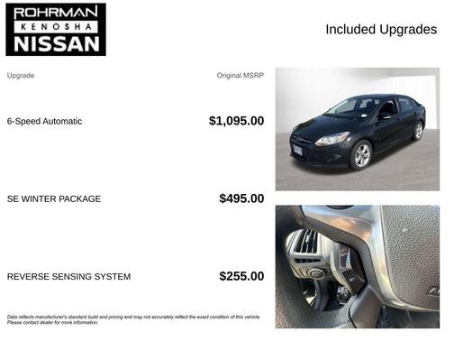Tuxedo Black Metallic 2014 Ford Focus SE