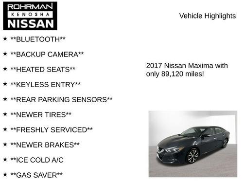 2017 Nissan Maxima 3.5 SV