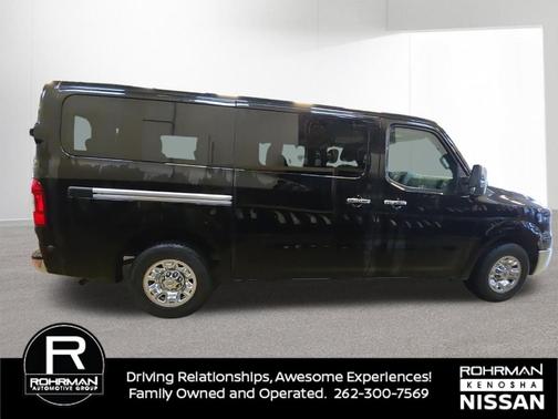 Super Black 2014 Nissan NV Passenger NV3500 HD SV V6/SV V8