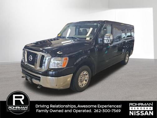 Super Black 2014 Nissan NV Passenger NV3500 HD SV V6/SV V8