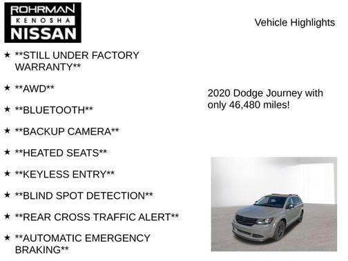 2020 Dodge Journey SE Value