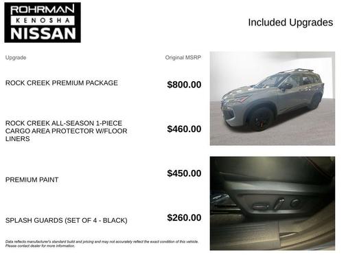 2025 Nissan Rogue Rock Creek