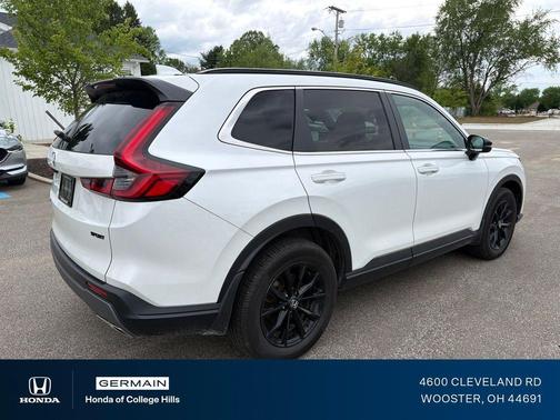 Platinum White Pearl 2023 Honda CR-V Hybrid Sport AWD