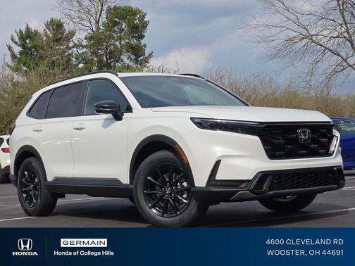 Platinum White 2026 Honda CR-V Hybrid Sport-L AWD