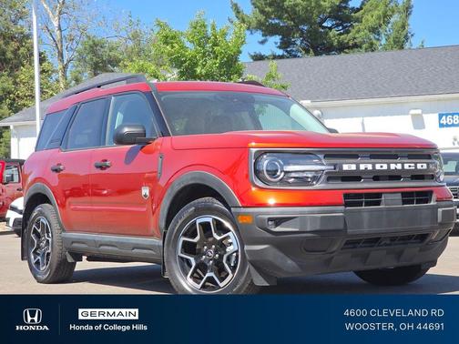 Hot Pepper Red Tinted Clearcoat 2022 Ford Bronco Sport Big Bend