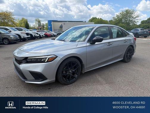 Lunar Silver Metallic 2024 Honda Civic Sport