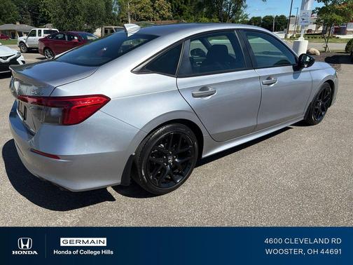 Lunar Silver Metallic 2024 Honda Civic Sport