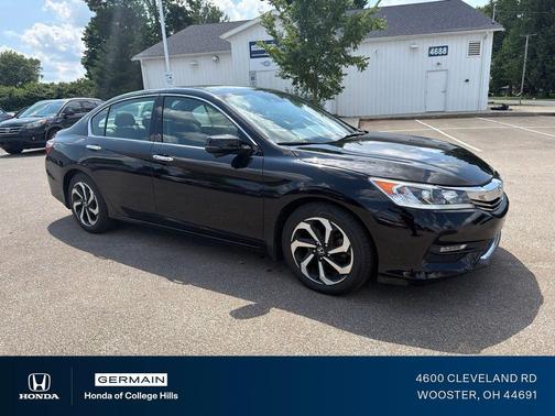 Crystal Black Pearl 2017 Honda Accord EX-L w/Navigation & Honda Sensing